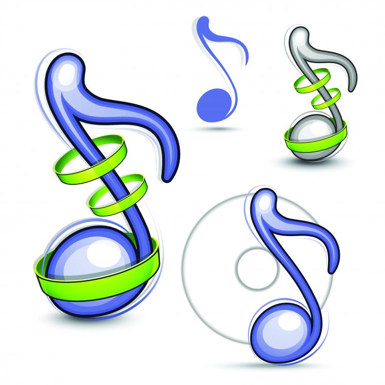 free vector Background musical elements vector